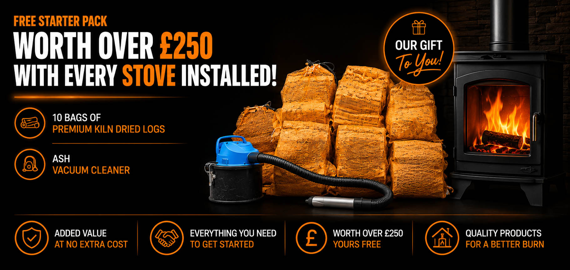 Free starter pack and finance offer